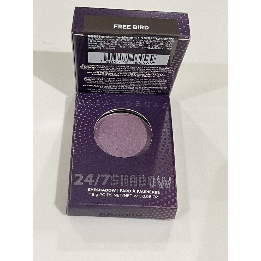Urban Decay 24/7 Vegan Eyeshadow Free Bird  Sheer Lilac shimmer Lot Of 2